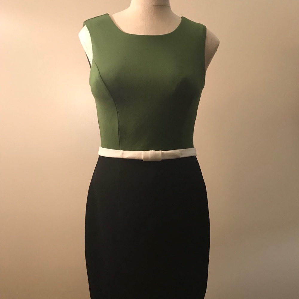 B44 Dressed Olive Black Dress